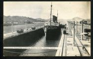 In Gatun Locks of the Panama Canal carrying Australian WWI troops.